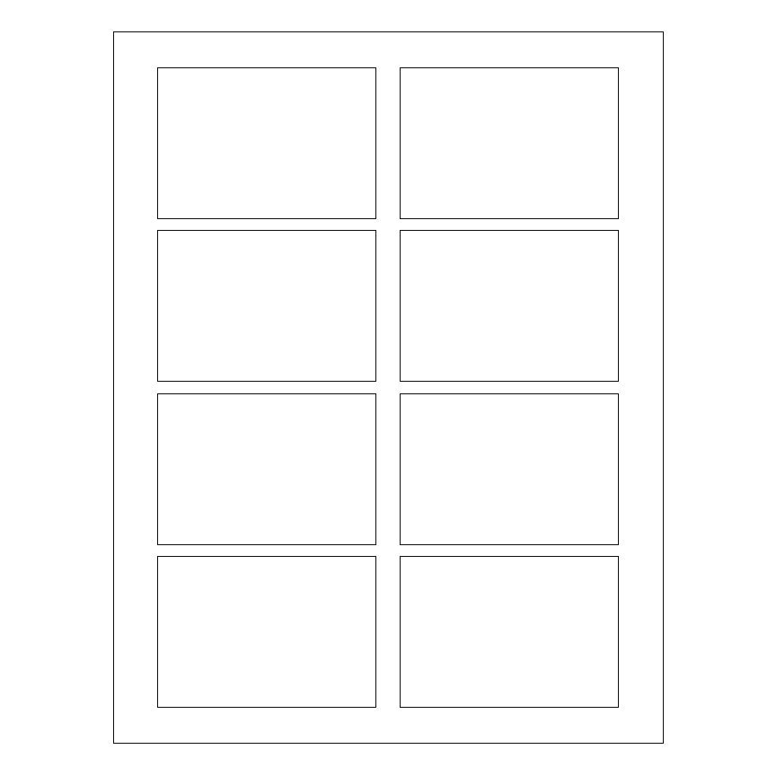 3 3/8" x 2 1/3" Laser & Inkjet Labels | R013