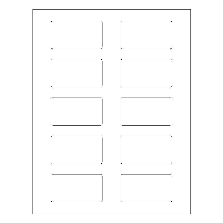 1.5" x 2.75" Laser & Inkjet Labels | R029