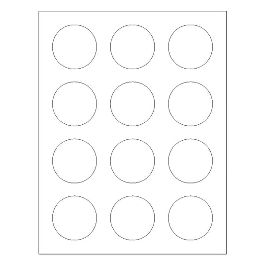 2" Circle Laser & Inkjet Labels | C004A