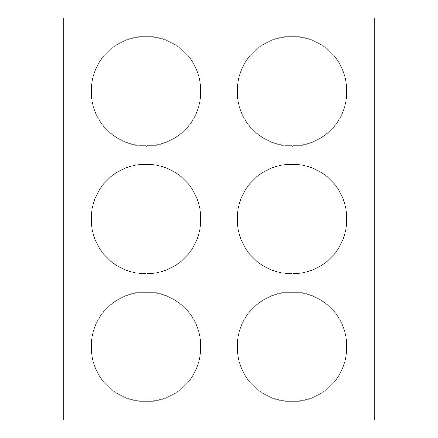 3" Circle Laser & Inkjet Labels | C006