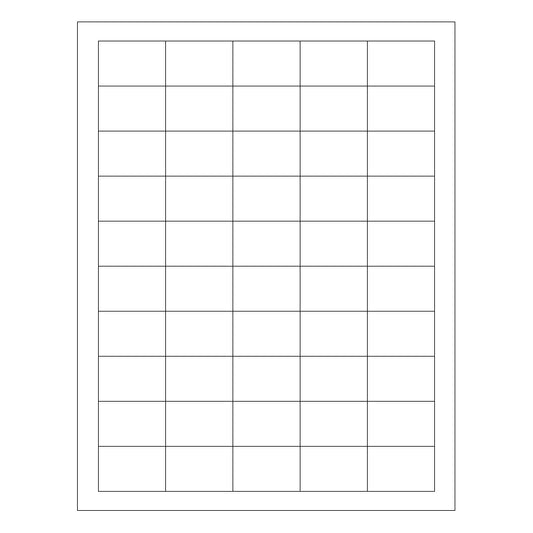 1 1/2" x 1" Laser & Inkjet Labels | R004