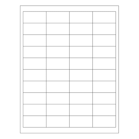 2" x 1" Laser & Inkjet Labels | R005