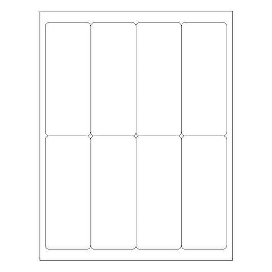 2" x 5" Laser & Inkjet Labels | R006