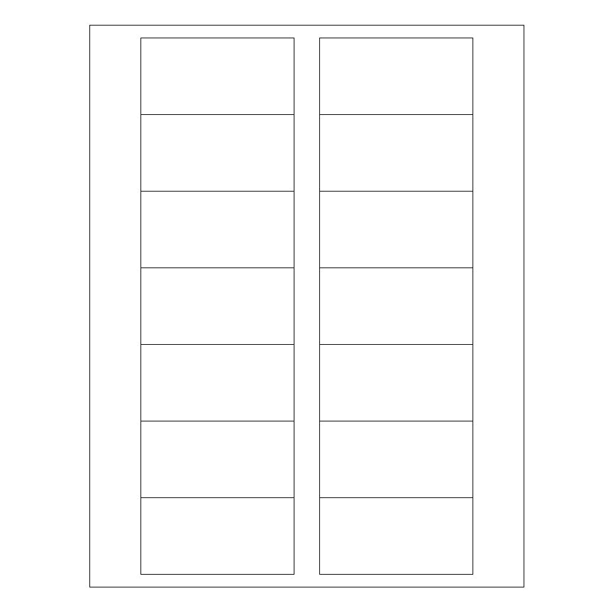 3" x 1 1/2" Laser & Inkjet Labels | R010