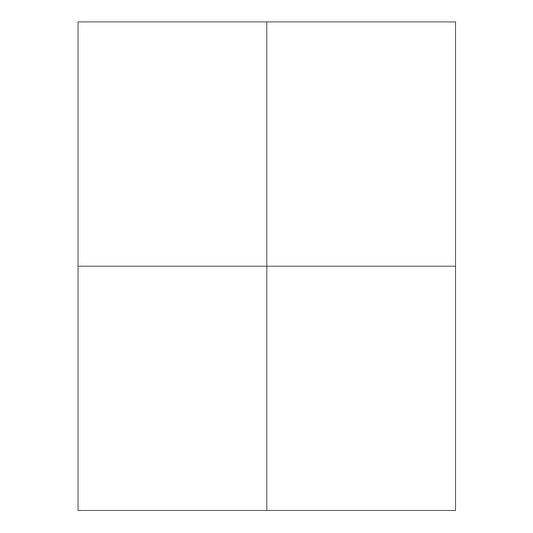 4 1/4" x 5 1/2" Laser & Inkjet Labels | R023