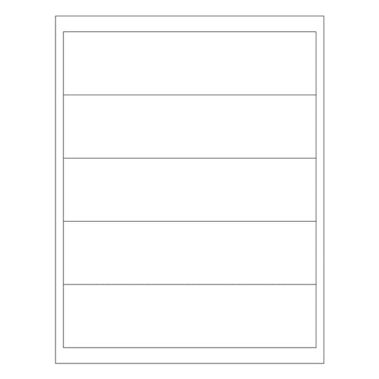 8" x 2" Laser & Inkjet Labels | R024