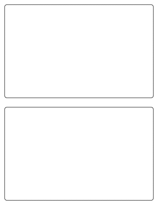 8" x 5" Laser & Inkjet Labels - R035L