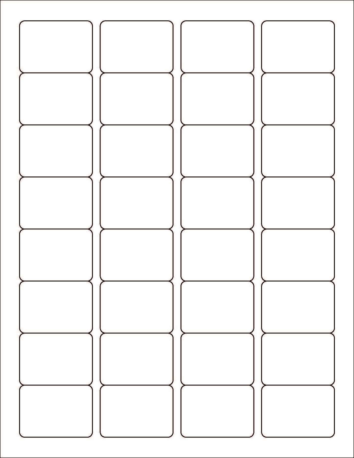 1.75" x 1.25" Laser & Inkjet Labels - R038L