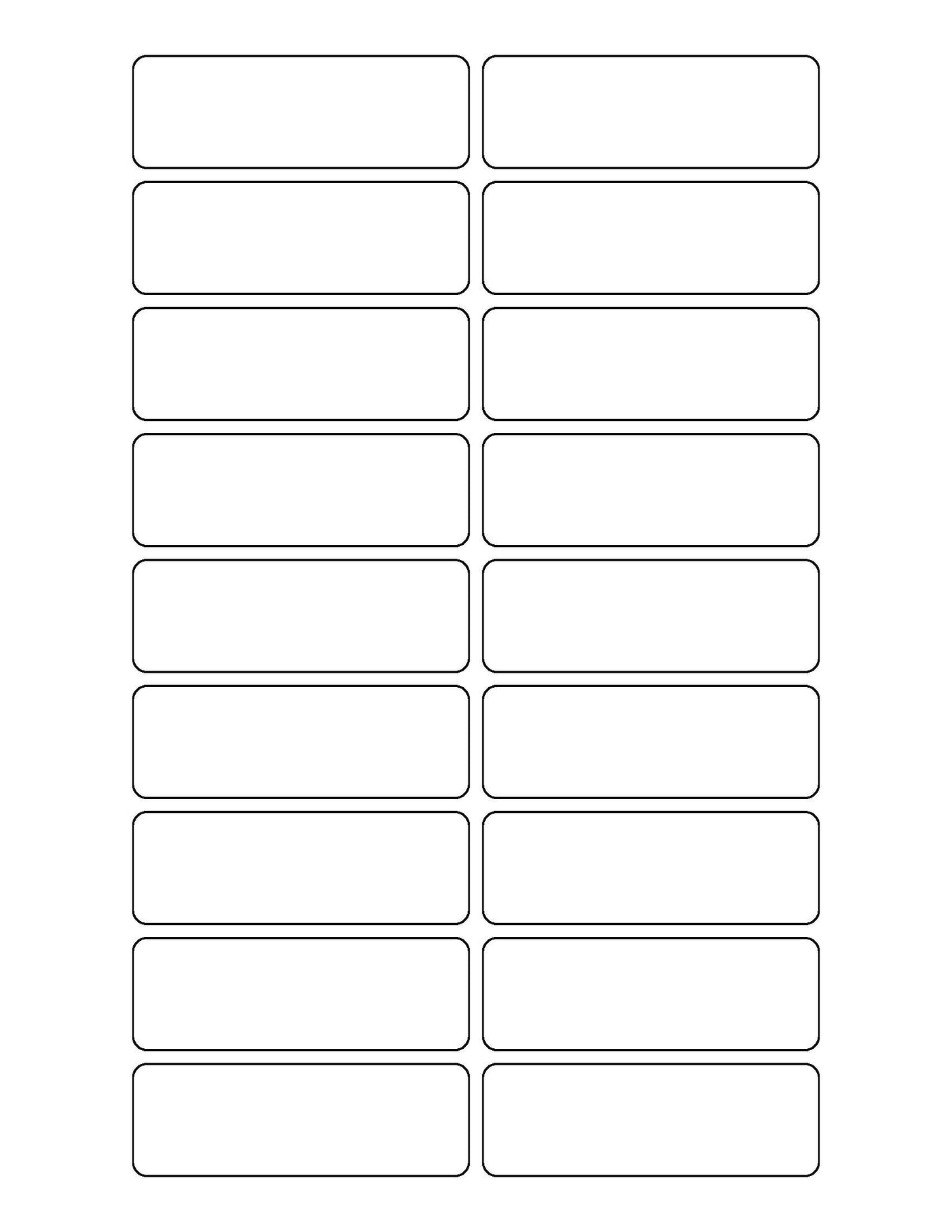 3" x 1" Laser & Inkjet Labels - R043L