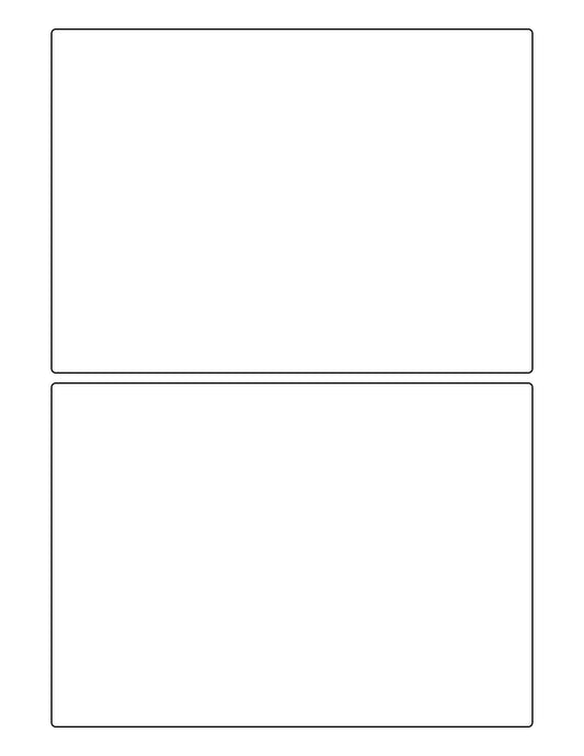 5" x 7" Laser & Inkjet Labels - R044A