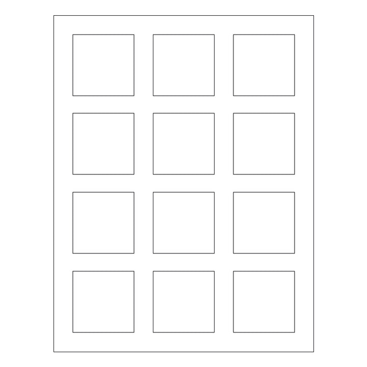 Square Laser & Inkjet Labels – Laser Label Templates