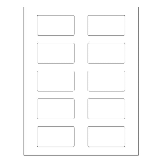 1.5" x 2.75" Laser & Inkjet Labels | R029