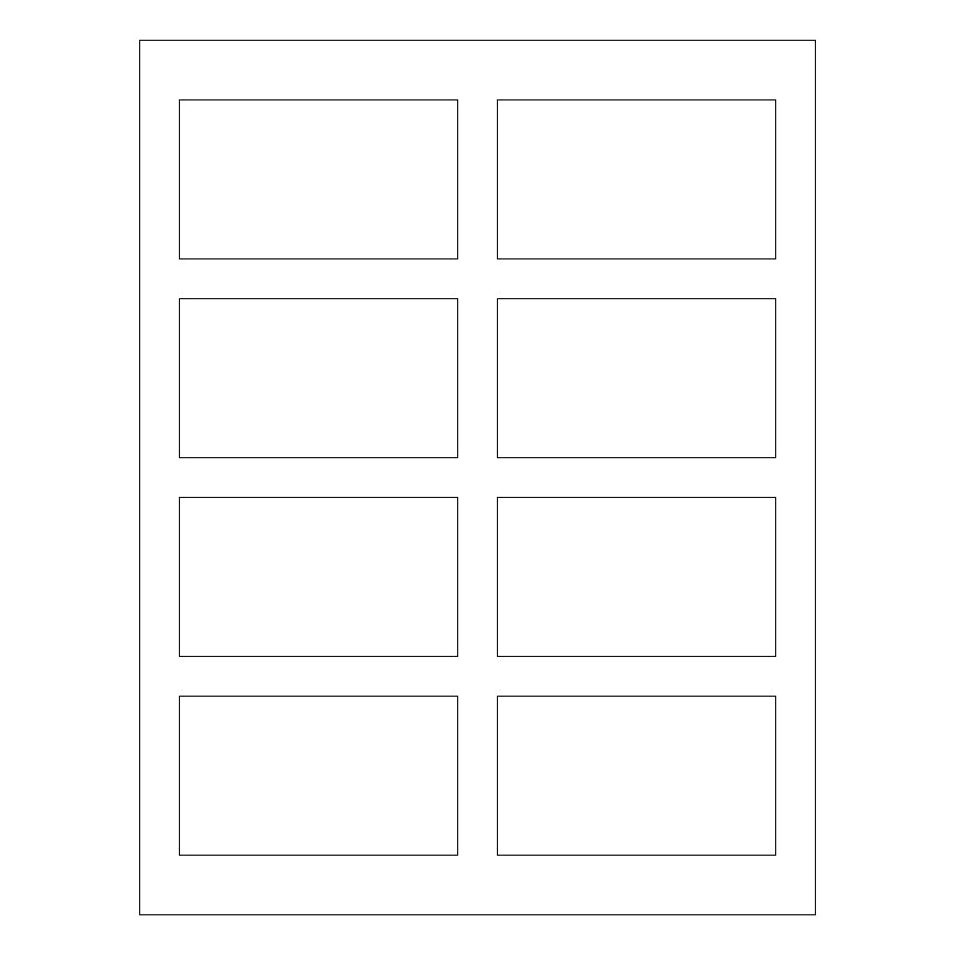 2" x 3.5" Rectangle Laser & Inkjet Labels | R027