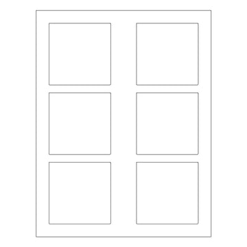 Square Laser & Inkjet Labels – Laser Label Templates